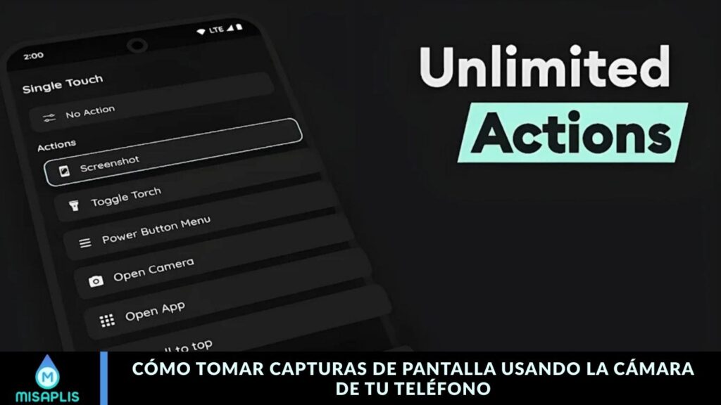 Cómo tomar capturas de pantalla usando la cámara de tu teléfono