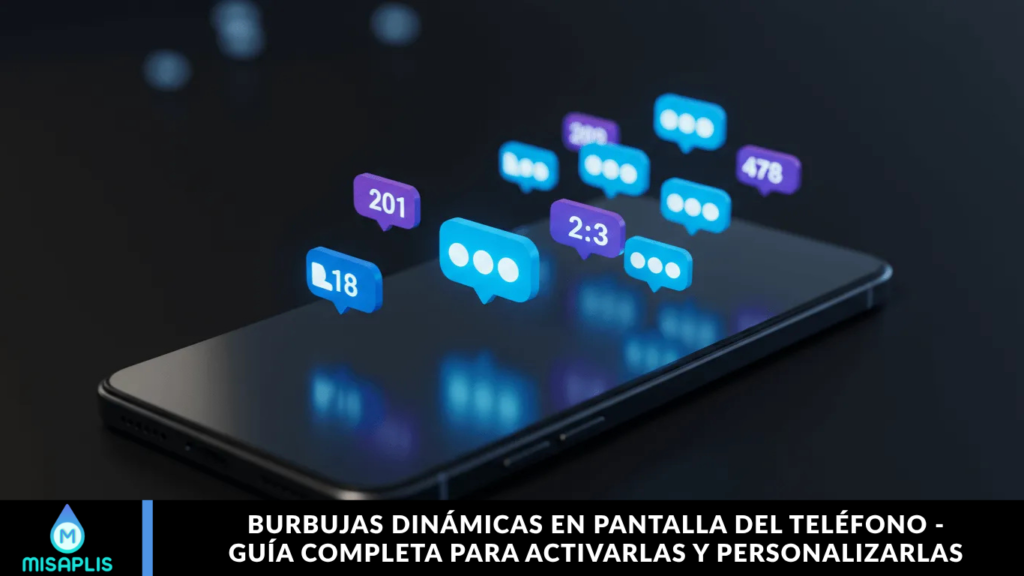 Burbujas Dinámicas en Pantalla del Teléfono - Guía Completa para Activarlas y Personalizarlas